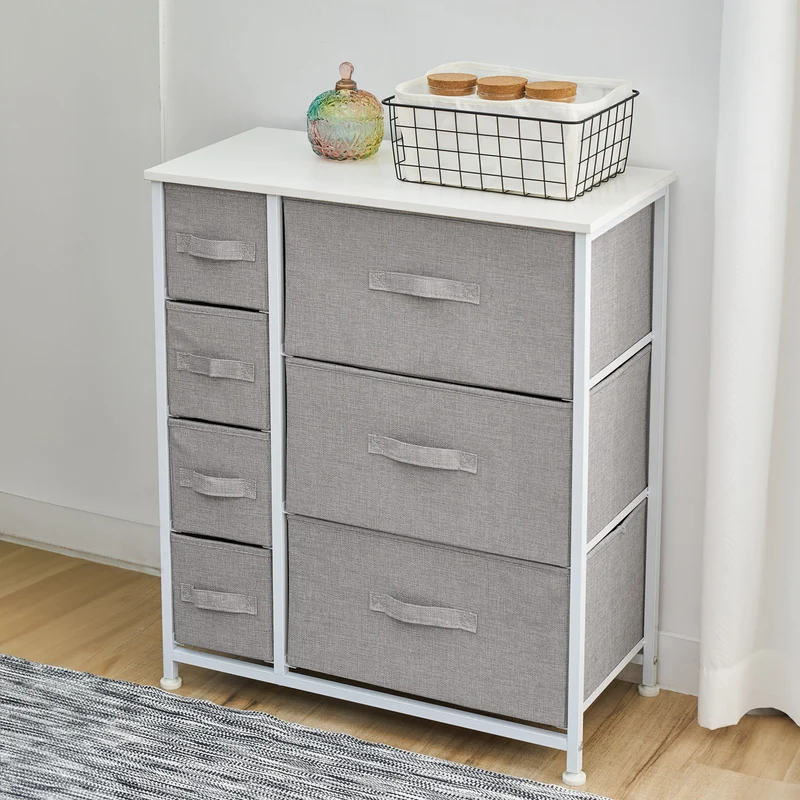 B-Ware ARI Sideboard Weiß/Hellgrau