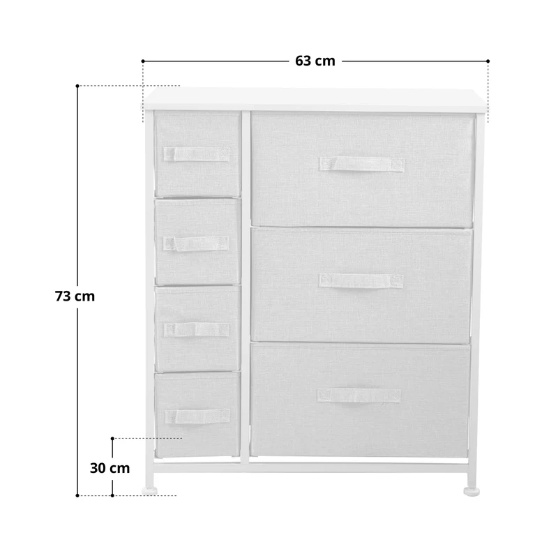 B-Ware ARI Sideboard Weiß/Hellgrau