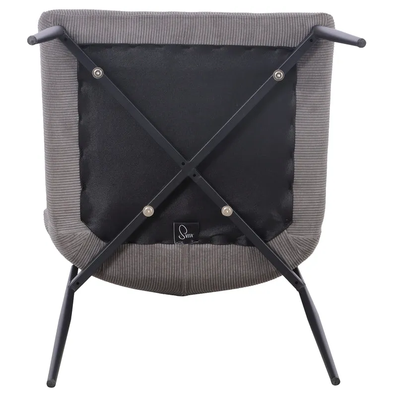 B-Ware FREDDIE 2er-Set Esszimmerstuhl Grau