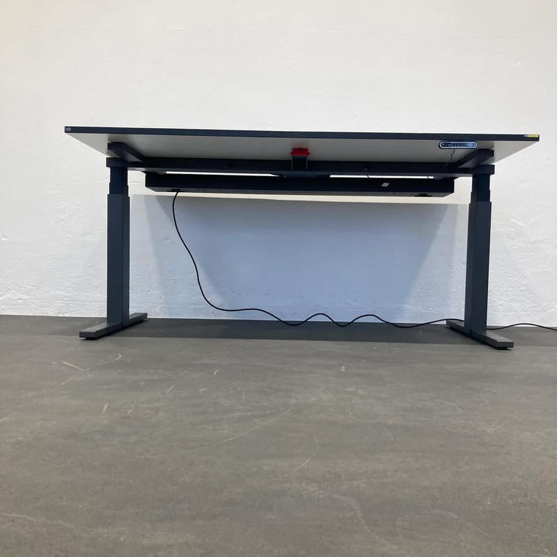 Lista Office LO Extend Sitz-Steh Schreibtisch 1600x900 mm Fenix Schwarz