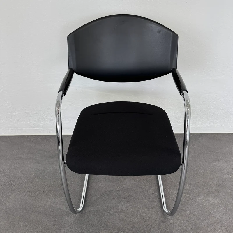 Giroflex G16 Freischwinger Bezug Stoff Schwarz - stapelbar