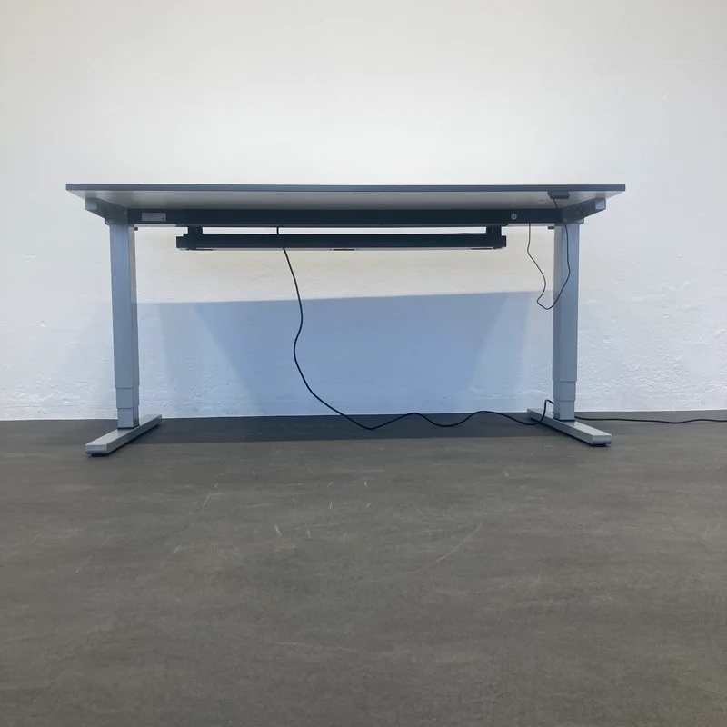 Bene Level Pure Sitz-Steh Schreibtisch 1600x800mm - Weiss