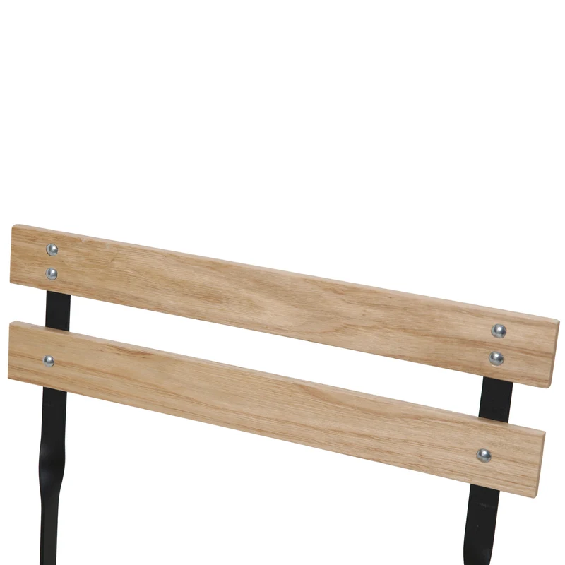 B-Ware Bistro Set Metall Holz