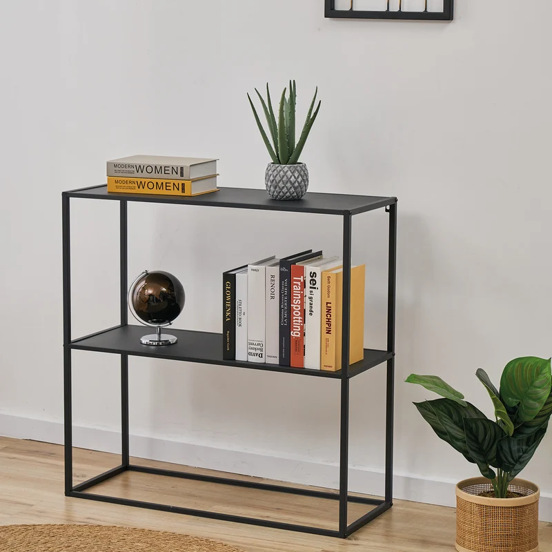 B-Ware Metallregal Schwarz