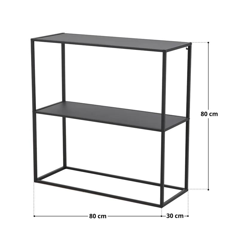 B-Ware Metallregal Schwarz