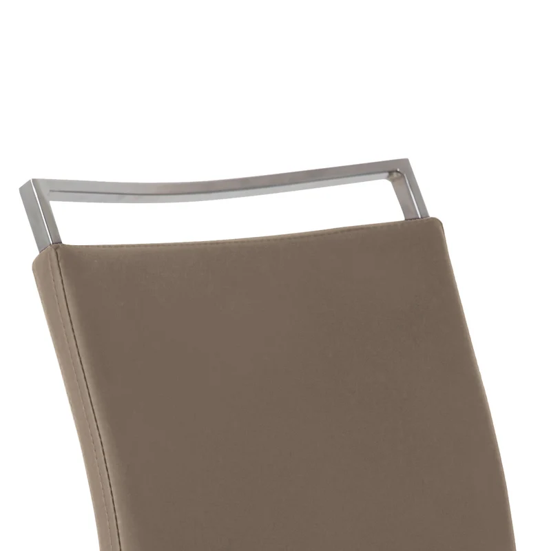 B-Ware JUDY 2er Set Freischwinger Stühle Taupe