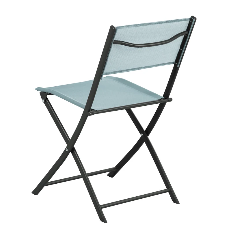 B-Ware Balkonset platzsparend Grau/Blau
