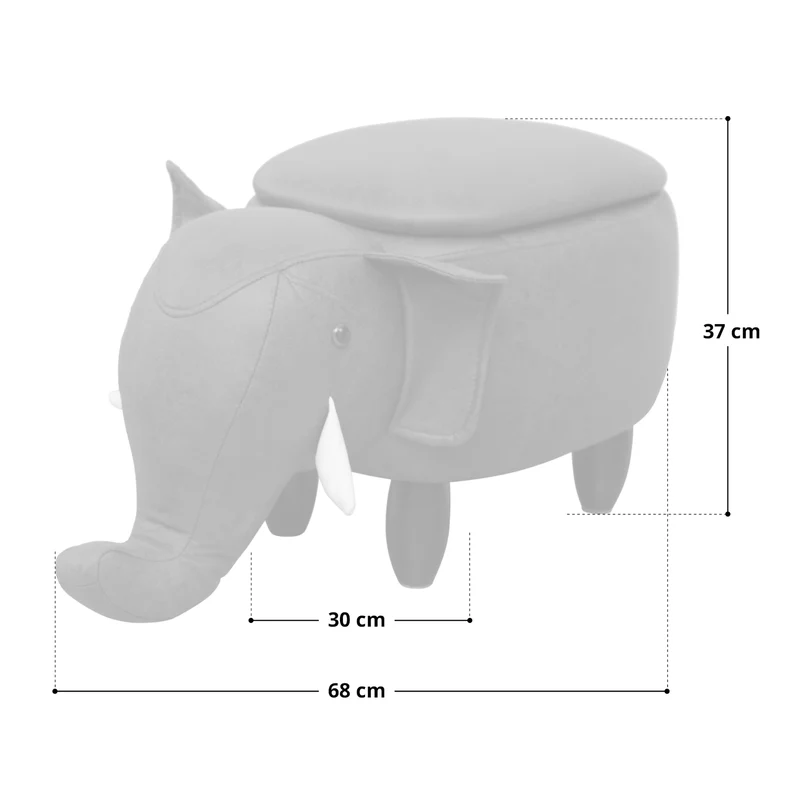 B-Ware Tierhocker Elefant