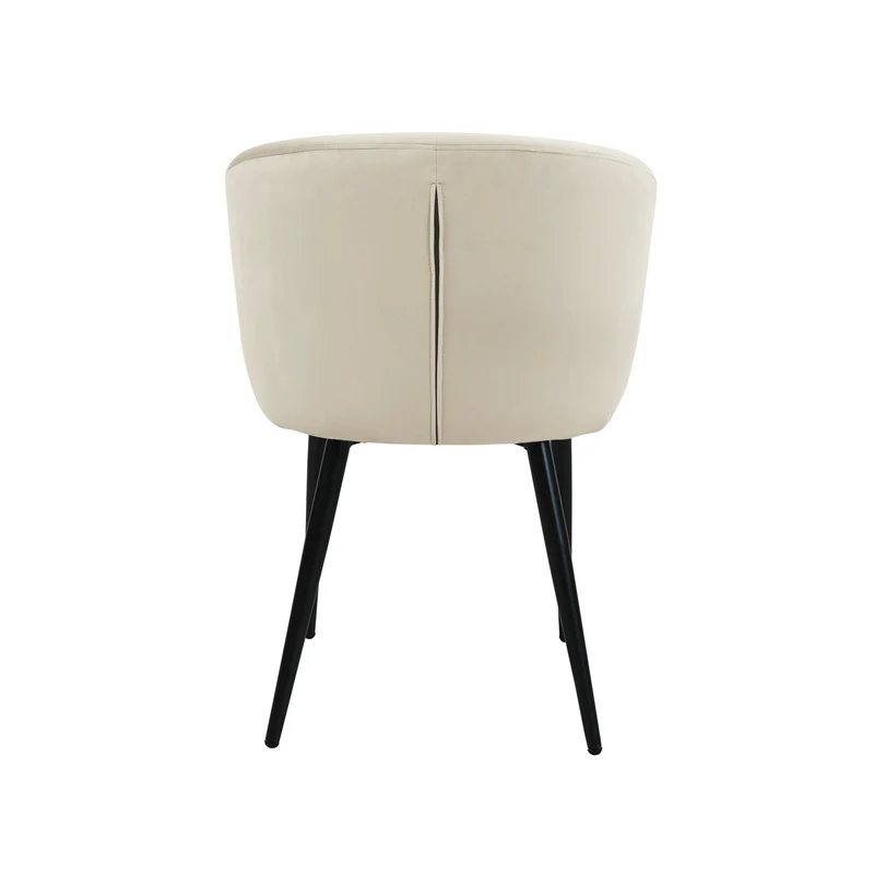 B-Ware AUDREY Esszimmerstühle 2er Set Creme Samt
