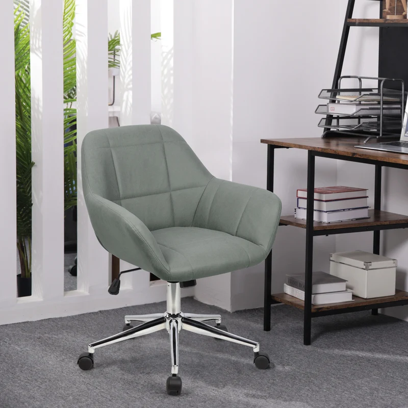 B-Ware LILY Schreibtischstuhl PU Grau