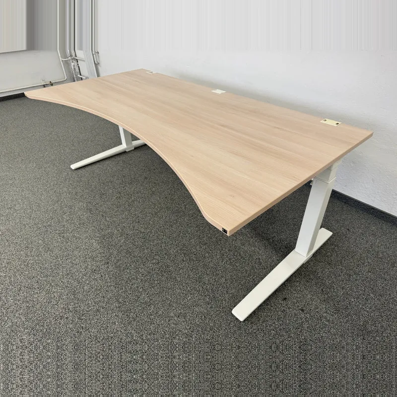 König + Neurath TALO.S Schreibtisch Cosinus 2000x1000 mm Akazie