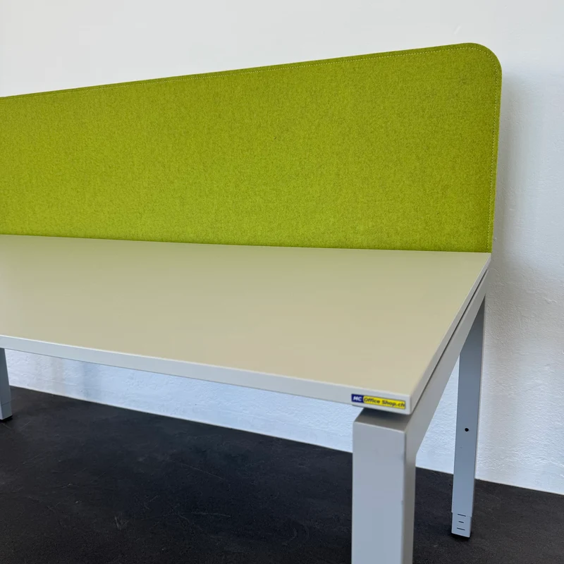 Ergodata Line Desk Schreibtisch mit Buzzi Desk Trennwand