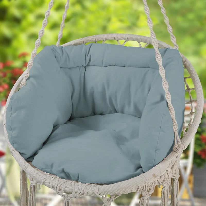 CARRIE Hängesessel + Kissen Blau