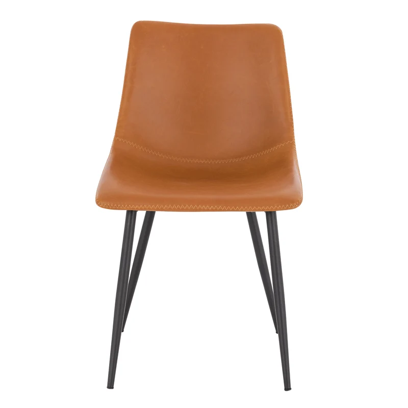 MILES 2er Set Esszimmerstühle aus Kunstleder