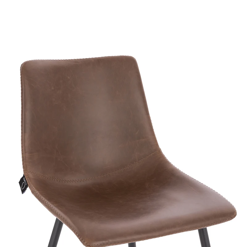 MILES 2er Set Esszimmerstühle aus Kunstleder