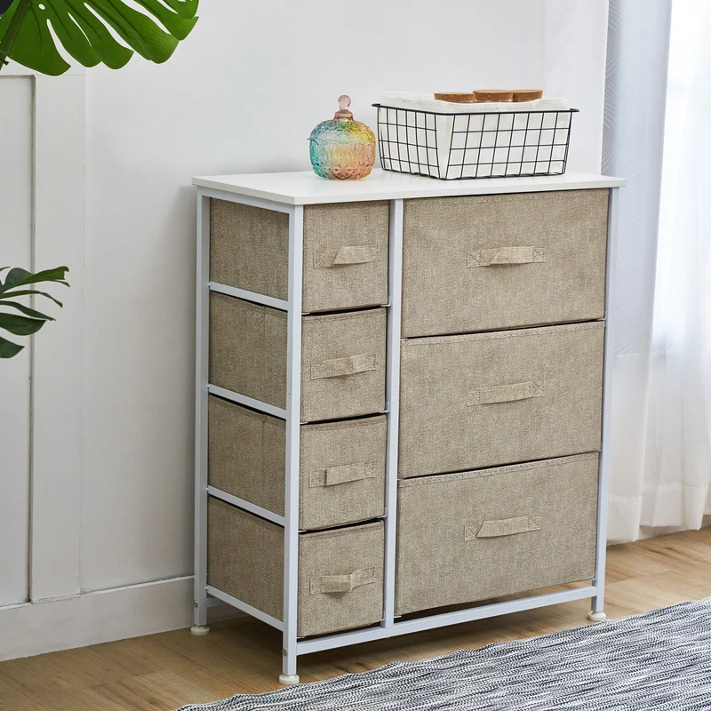 B-Ware ARI Sideboard Weiß/Beige