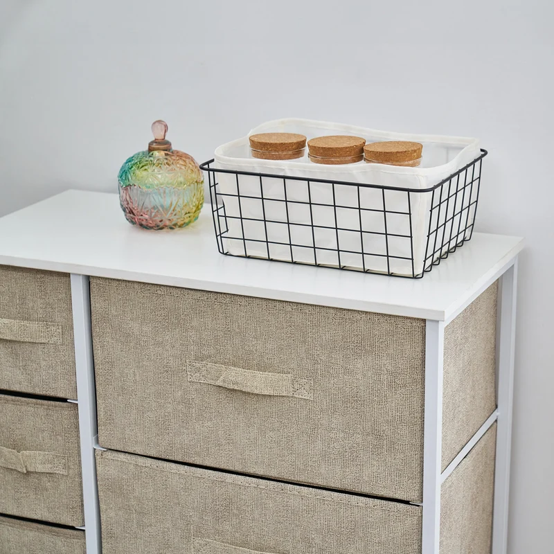 B-Ware ARI Sideboard Weiß/Beige