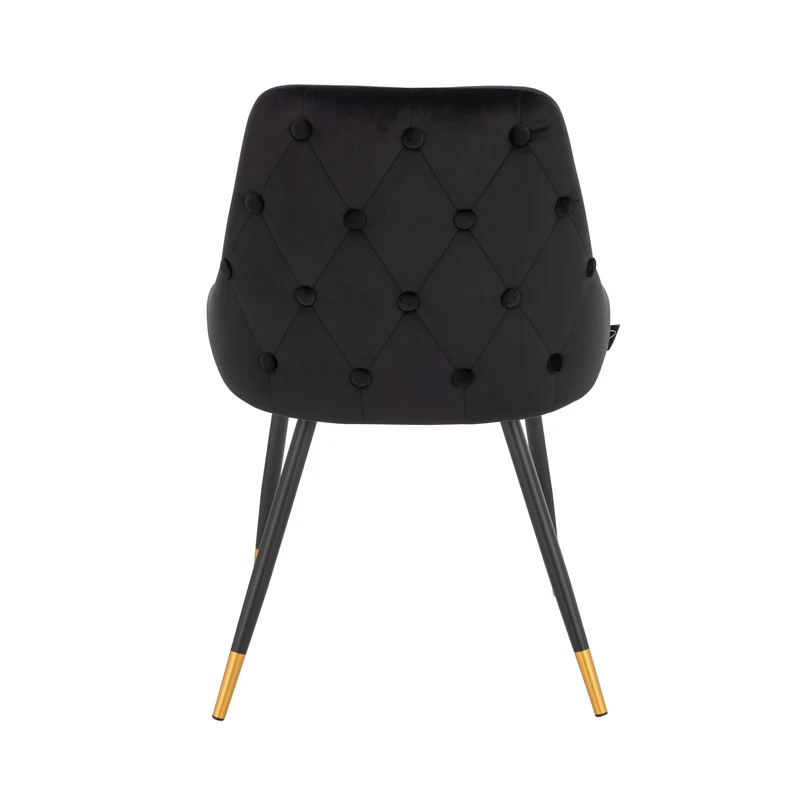 B-Ware ALICE 2er Set Esszimmerstühle Schwarz
