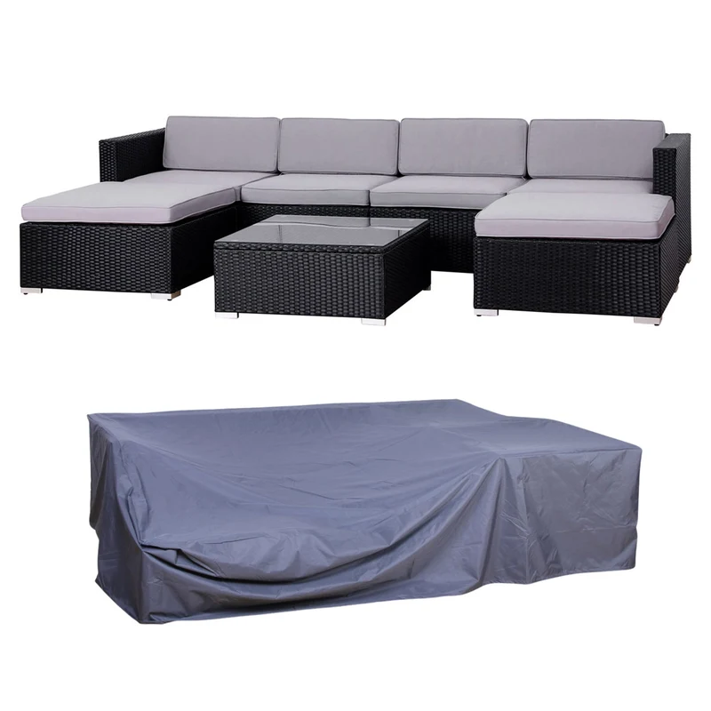 Set LUGANO + Abdeckhaube Schwarz