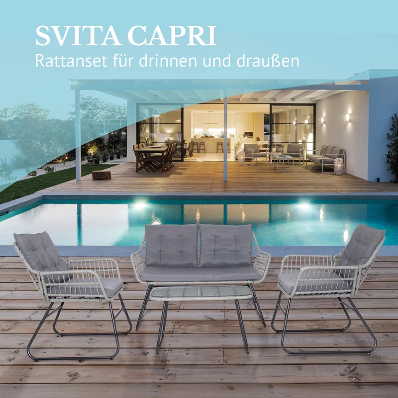 CAPRI Rattanlounge