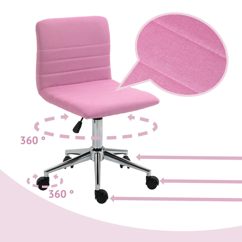B-Ware LINUS Kinderstuhl Stoffbezug Pink