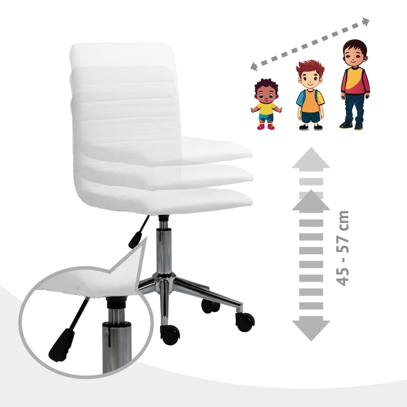 B-Ware Schreibtischstuhl Kinder Weiß