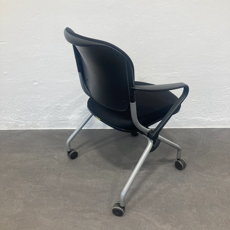 KI Torsion On The Go Roll-Sitzungsstuhl Schwarz