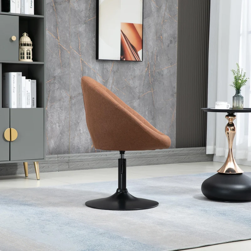 B-Ware HAVANNA Cocktailsessel Stoff Braun/Schwarz