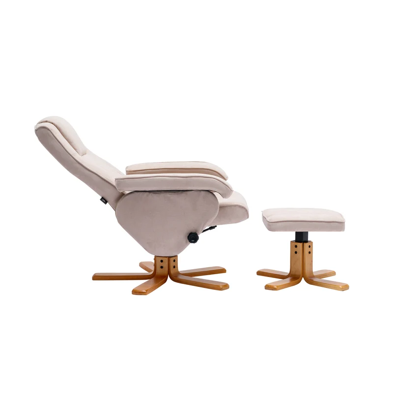 B-Ware CHARLES Relaxsessel Stoff Beige