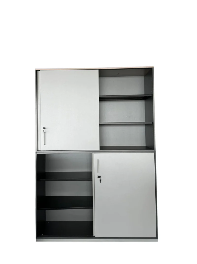 Sideboard-Schrank, grau-anthrazit – Steelcase