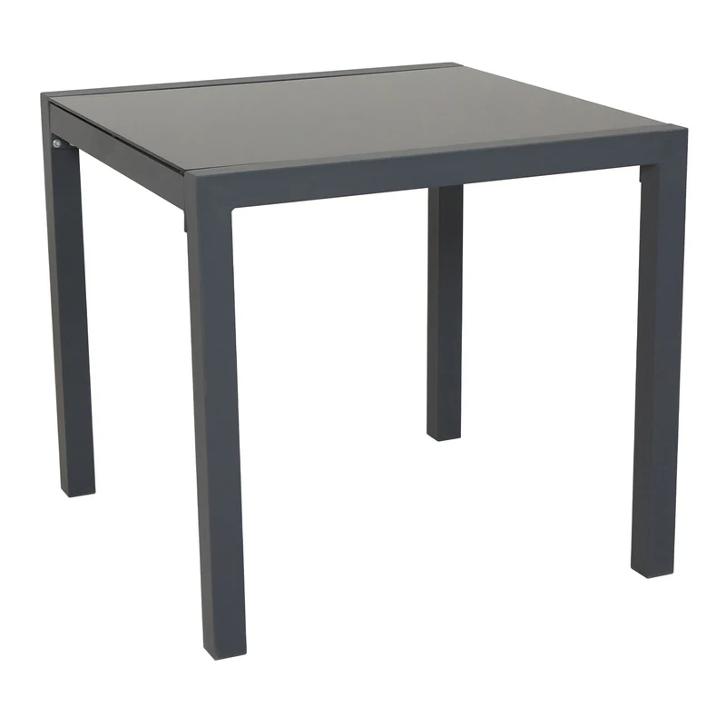Gartentisch Aluminium/Glas