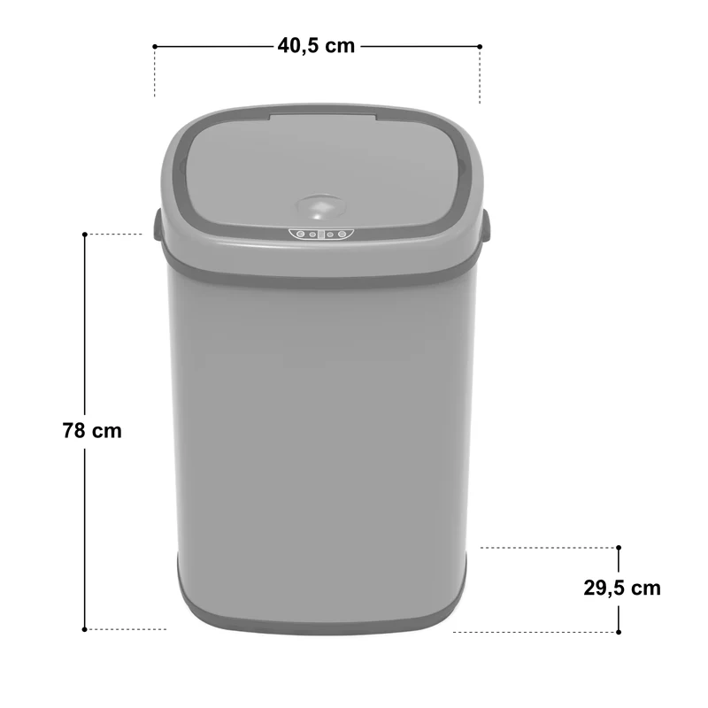 Mülleimer mit Sensor rechteckig