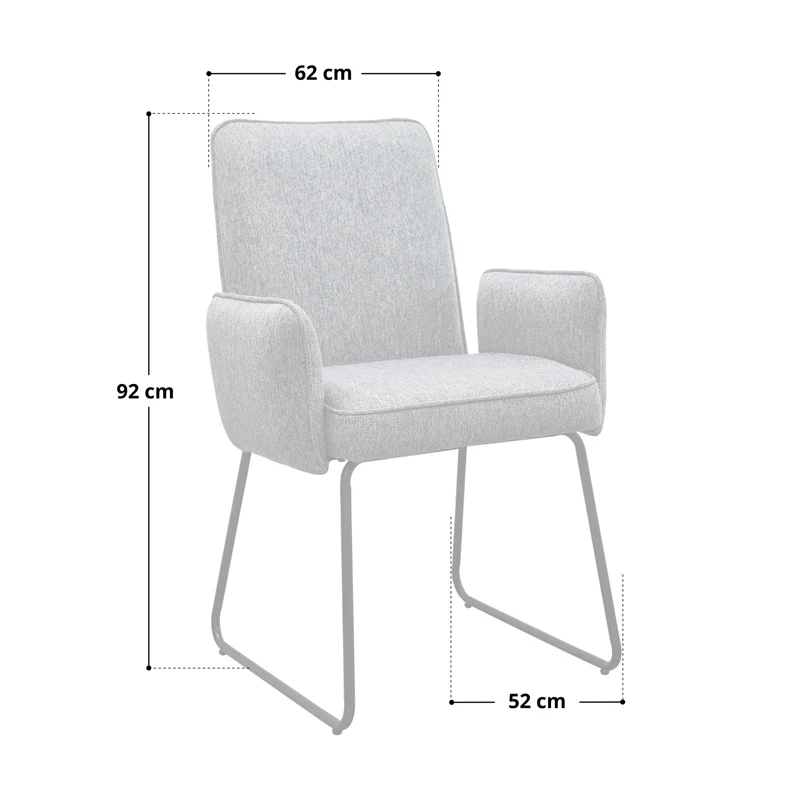 ALBA 2er Set Esszimmerstühle
