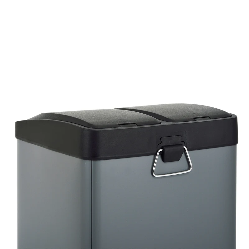 TC2X8 Mülleimer 16 Liter Grau (2x8L)