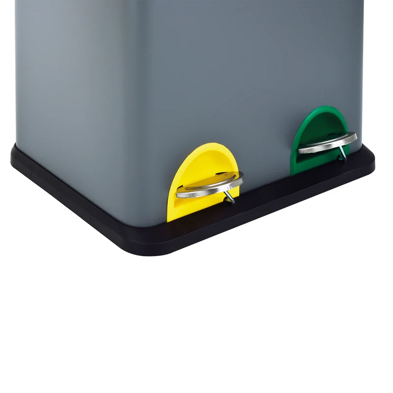 TC2X20 Mülleimer Grau 40 Liter (2x20L)