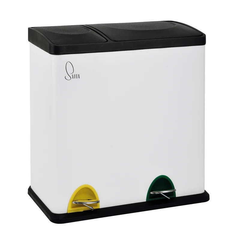 TC2Combo35 Mülleimer Weiß 35 Liter (12+23L)