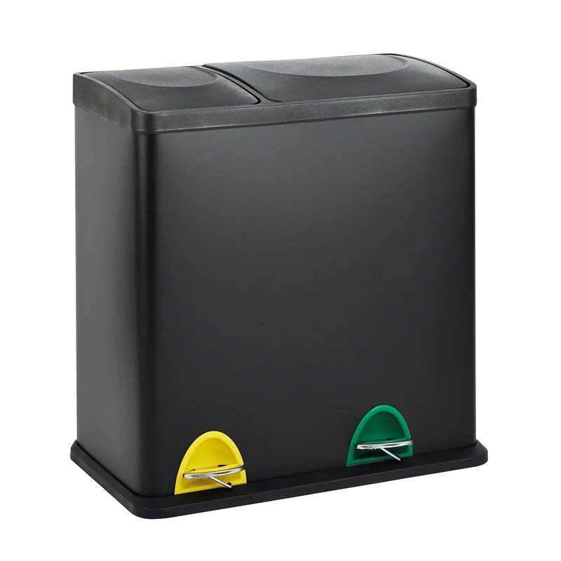 TC2Combo35 Mülleimer Schwarz 35 Liter (12+23L)
