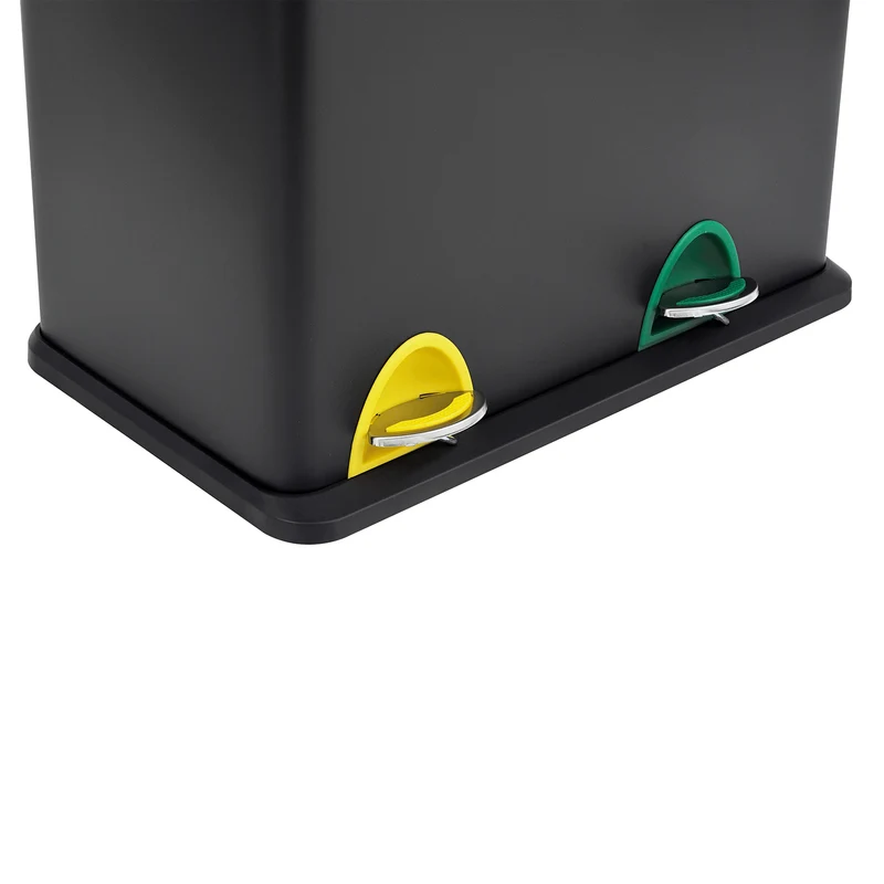 TC2Combo35 Mülleimer Schwarz 35 Liter (12+23L)