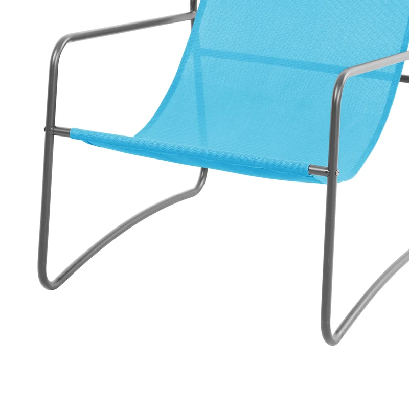 SVEIO 2er Set Outdoor Relaxsessel Gartenstuhl mit Kissen Liegestuhl