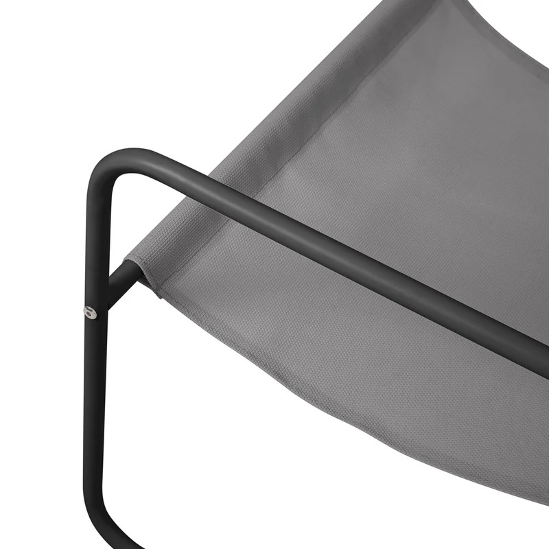 SVEIO 2er Set Outdoor Relaxsessel Gartenstuhl mit Kissen Liegestuhl