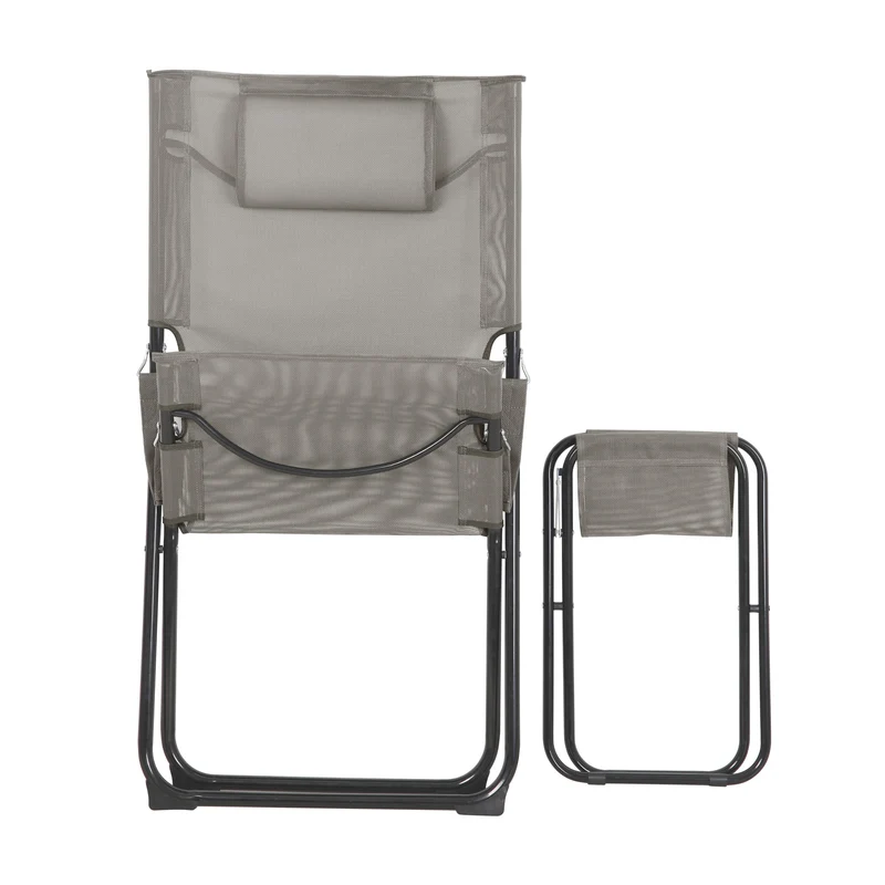 TOMRA Liegestuhl mit Hocker