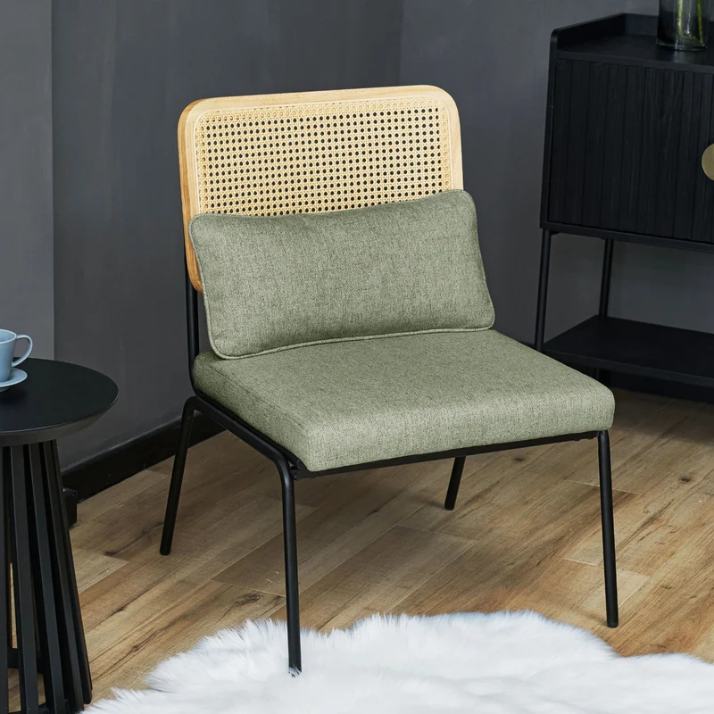 SVEA Loungestuhl Retrosessel Rattansessel