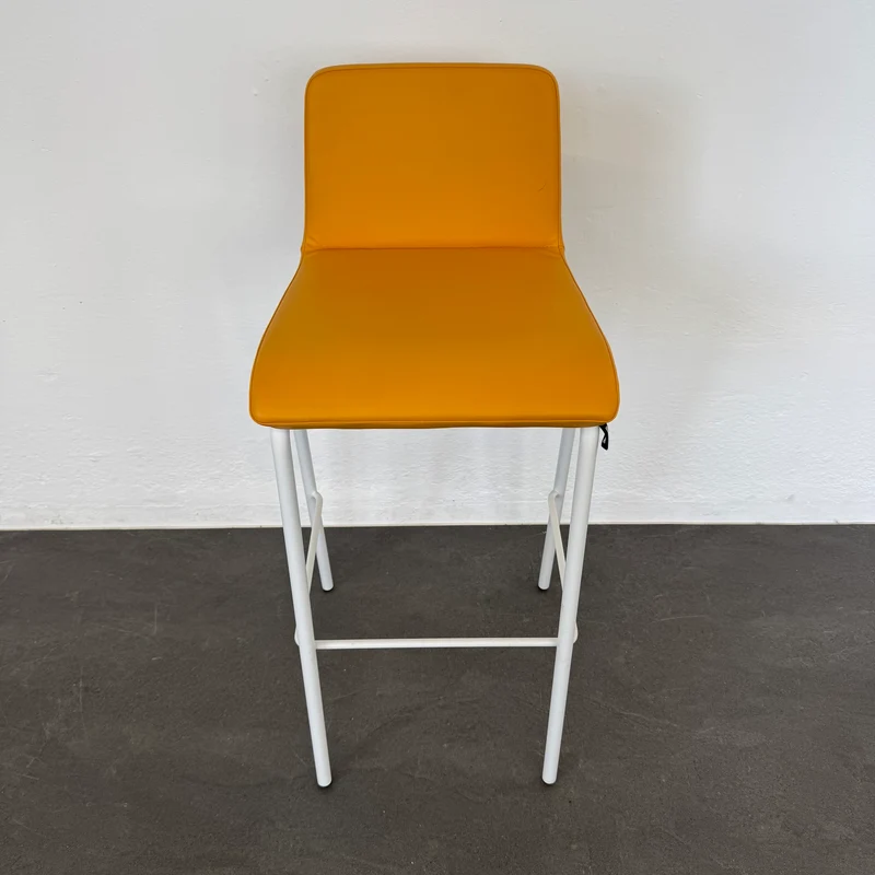 Steelcase B Free Barhocker - Leder Gelb