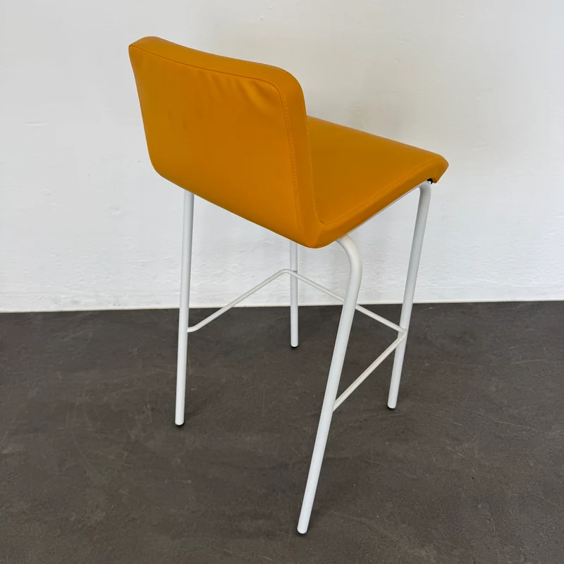 Steelcase B Free Barhocker - Leder Gelb
