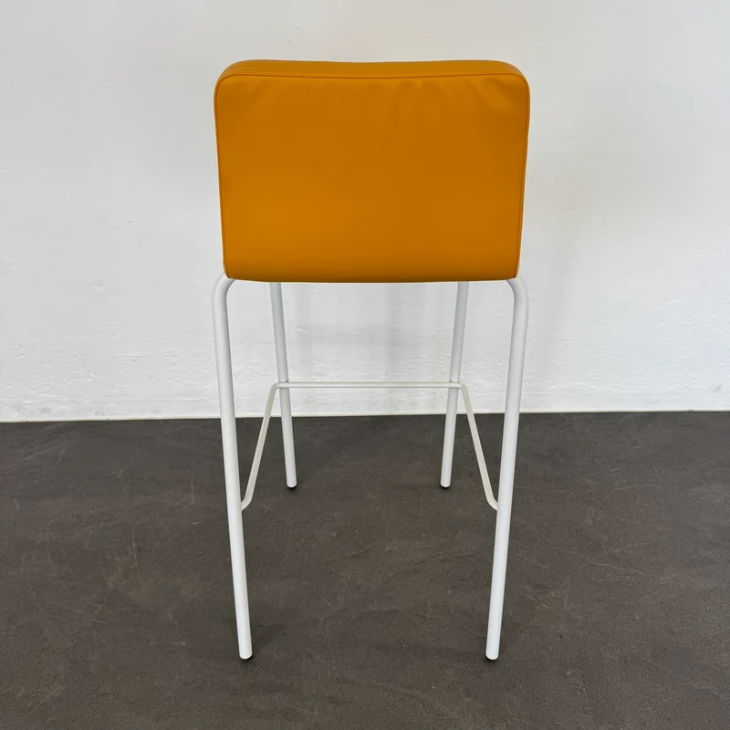 Steelcase B Free Barhocker - Leder Gelb