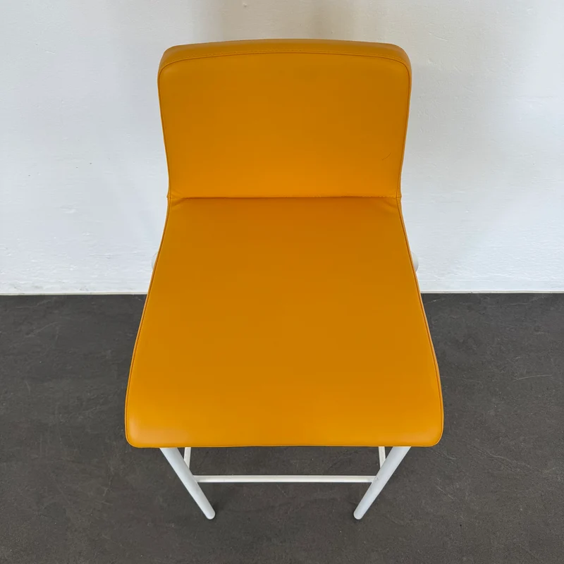 Steelcase B Free Barhocker - Leder Gelb