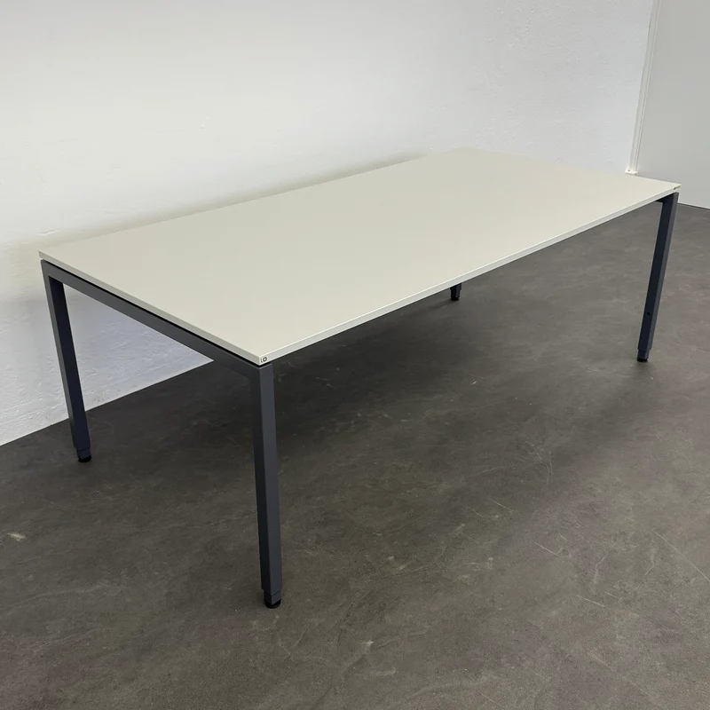 Lista Office Motion Schreibtisch Lichtgrau/Anthrazit - 2000x1000 mm