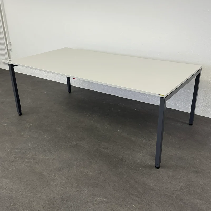 Lista Office Motion Schreibtisch Lichtgrau/Anthrazit - 2000x1000 mm