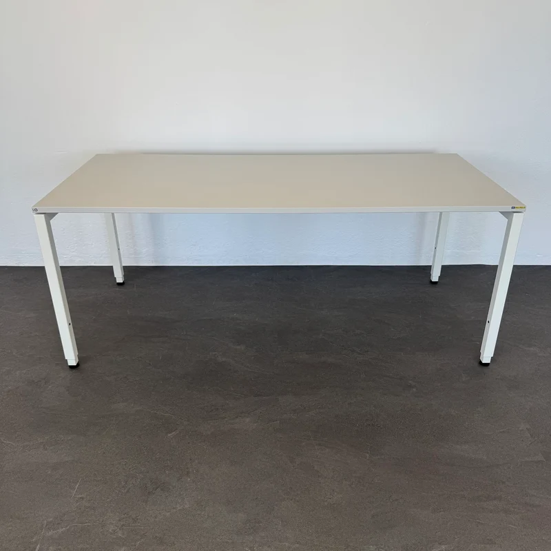 Lista Office LO Motion Schreibtisch Lichtgrau Hell/Weiss - 1800x800 mm