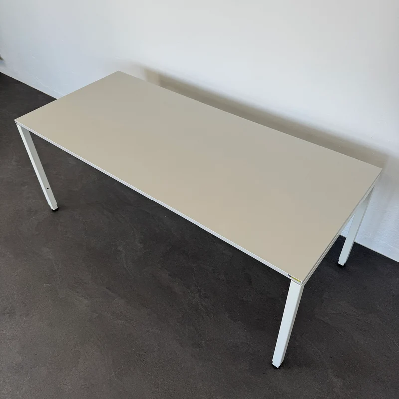 Lista Office LO Motion Schreibtisch Lichtgrau Hell/Weiss - 1800x800 mm